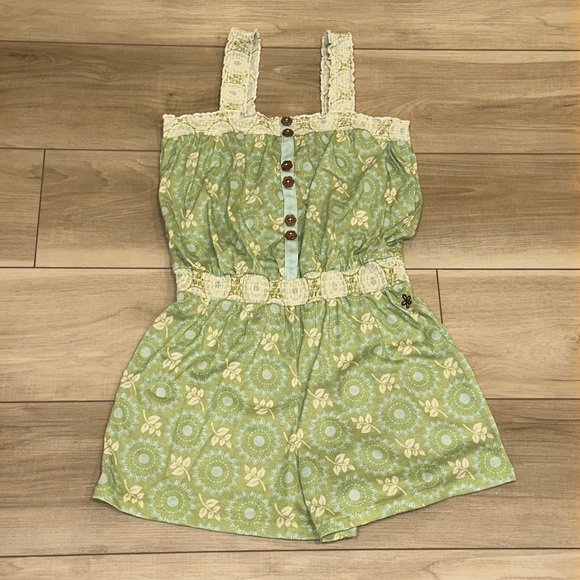 EUC Matilda Jane Clothing MJC Let’s Go Together Easy Sleep Romper Girls Size 14 - Picture 3 of 10